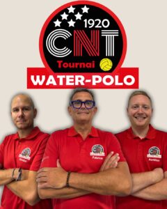 Les coachs des jeunes du CNT water-polo Tournai